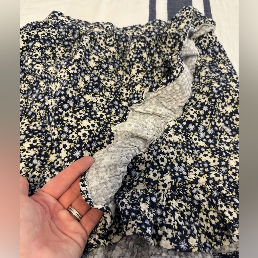 Carter's Blue and White Floral Skirt with Ruffle Trim. Girls XL (14), NWOT! - Picture 4 of 5